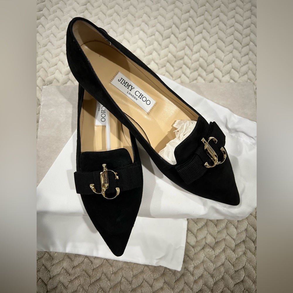 Brand Jimmy Choo Black Gala Flats